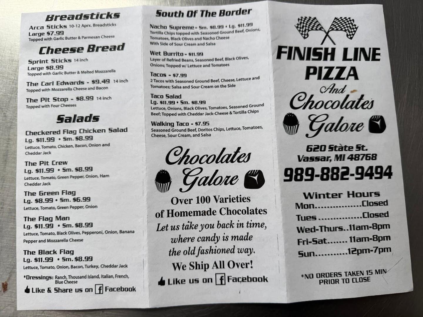 FINISH LINE PIZZA